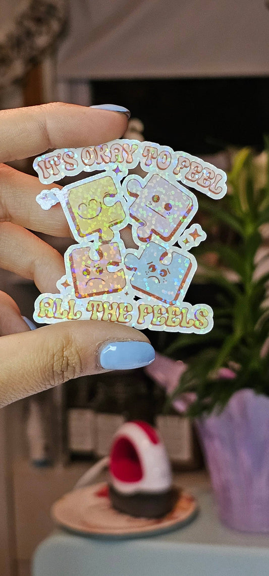 All The Feels Sticker - Busy Housesteaders Boutique 