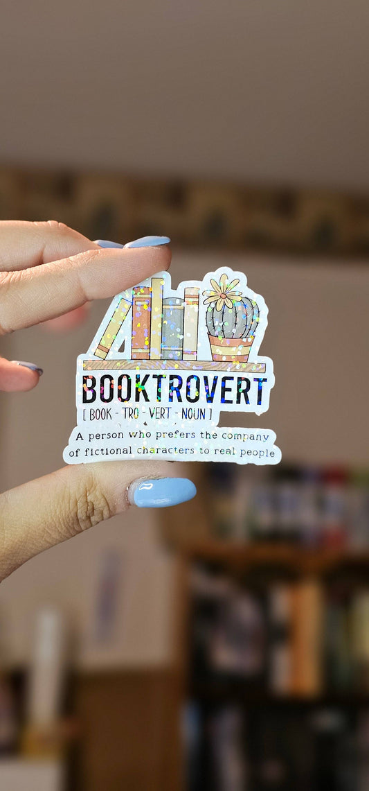 Booktrovert Sticker - Busy Housesteaders Boutique 