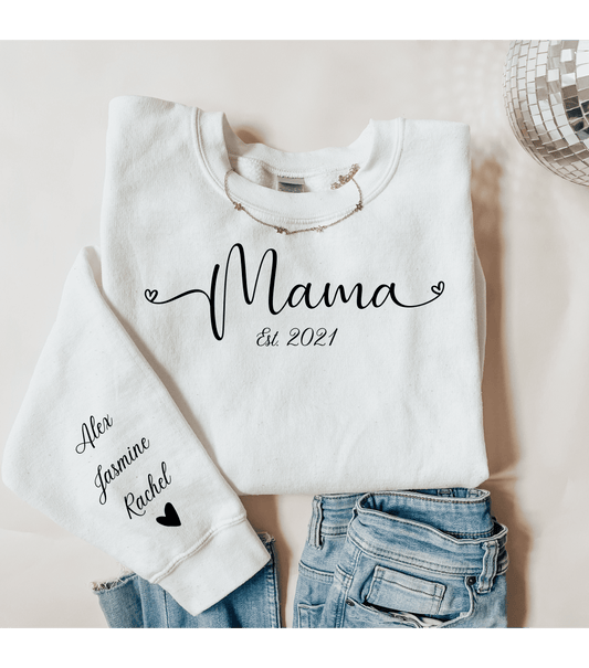 Personalized Mama Heart Hoodie - Busy Housesteaders Boutique 