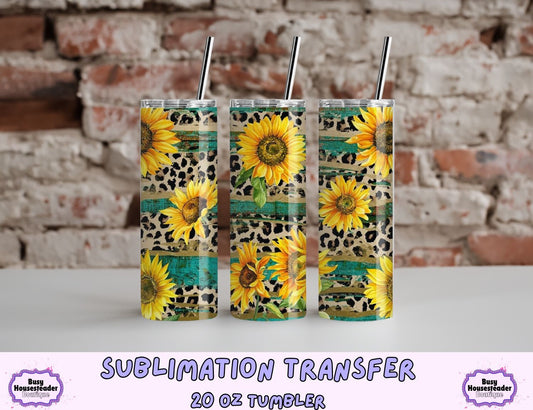 Sunflower 20 oz Sublimation Transfer