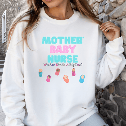 Postpartum Nurse Sweatshirt - Busy Housesteaders Boutique 