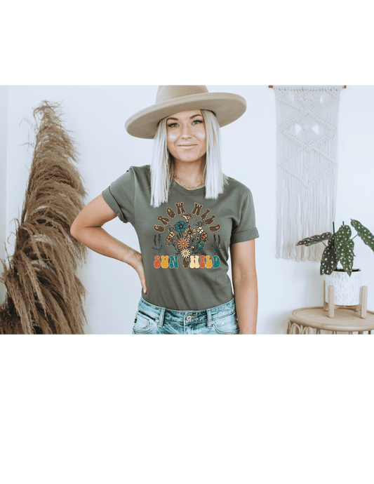 Grow Wild Tee - Busy Housesteaders Boutique 