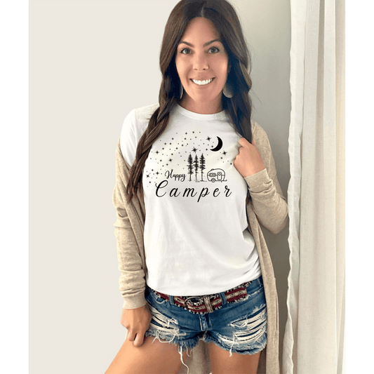 Happy Camper T-shirt - Busy Housesteaders Boutique 