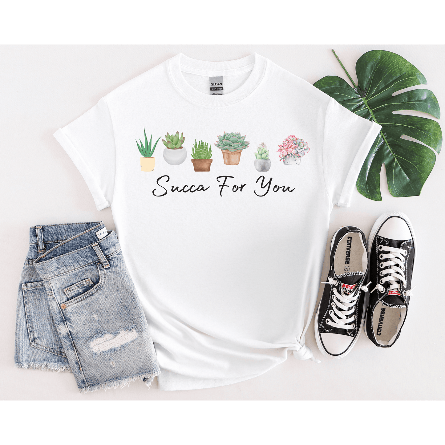 Succa For You Plant Tee - Busy Housesteaders Boutique 
