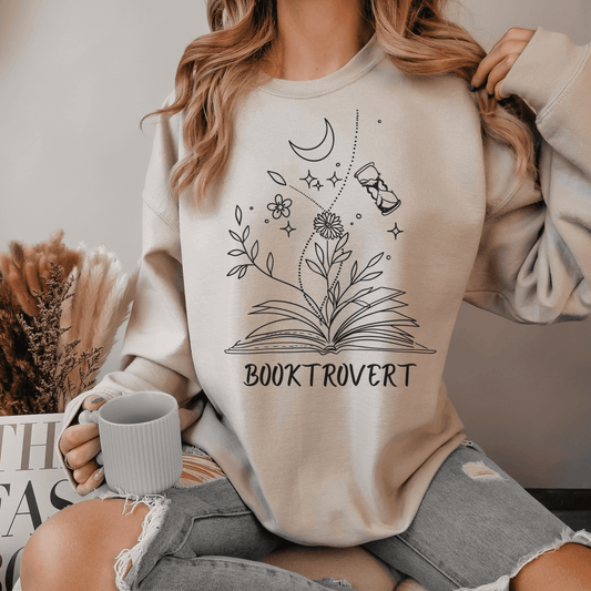Booktrovert Sweatshirt - Busy Housesteaders Boutique 